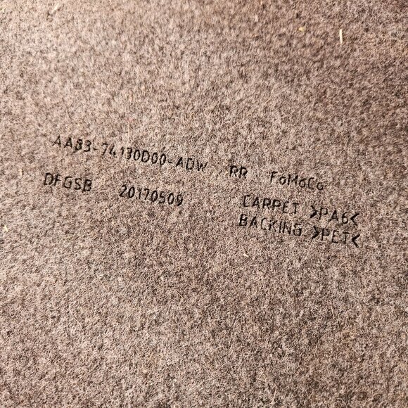 Ford Motor Company Genuine Flex 2019 Second Row Carpet Floor Mats Black - Picture 6 of 7